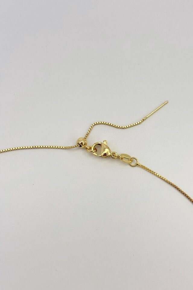 Moon Wave No:2 Altın Kaplama Kolye