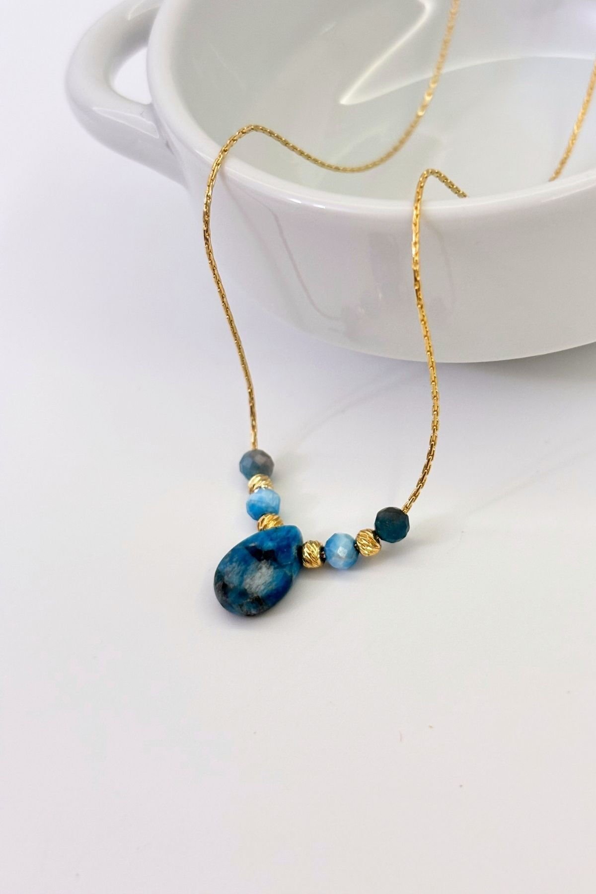 Tears of the Gods No:2 Altın Kaplama Kolye