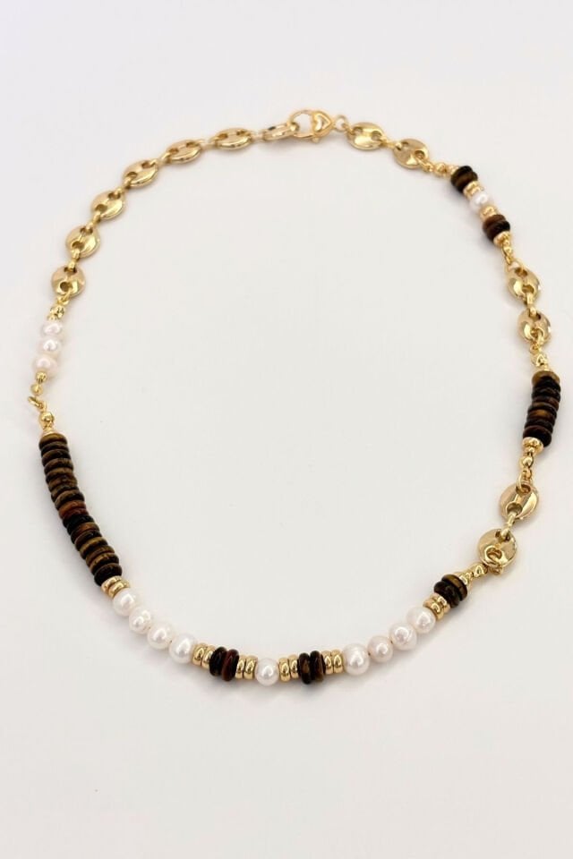 Breath of Earth No:1 Altın Kaplama Kolye