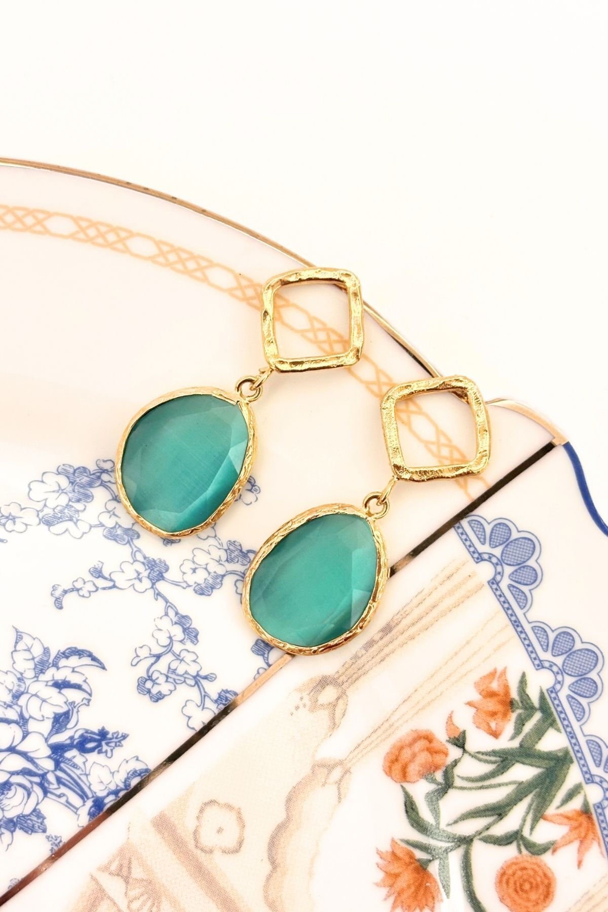 Drops of Light No:1 Altın Kaplama Küpe