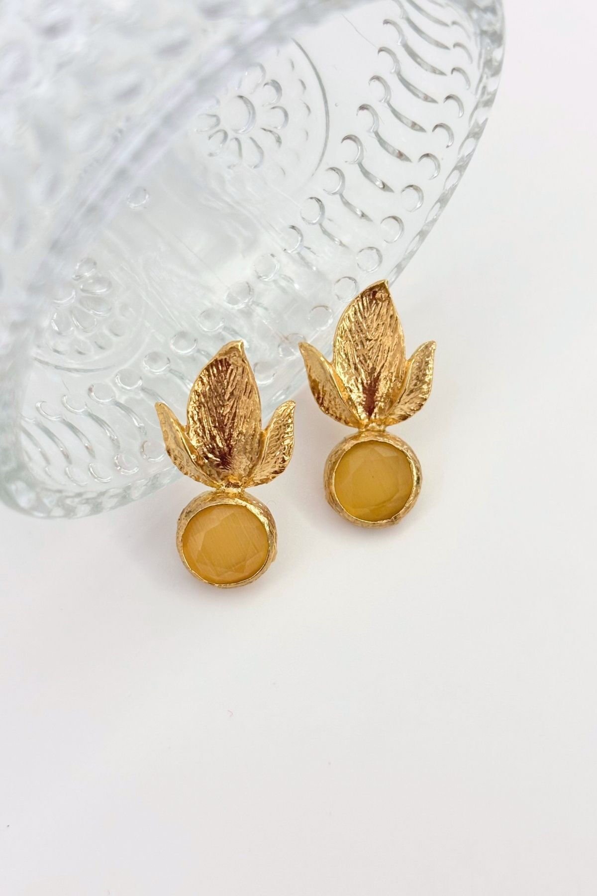 Ancient Spell No:1 Altın Kaplama Küpe