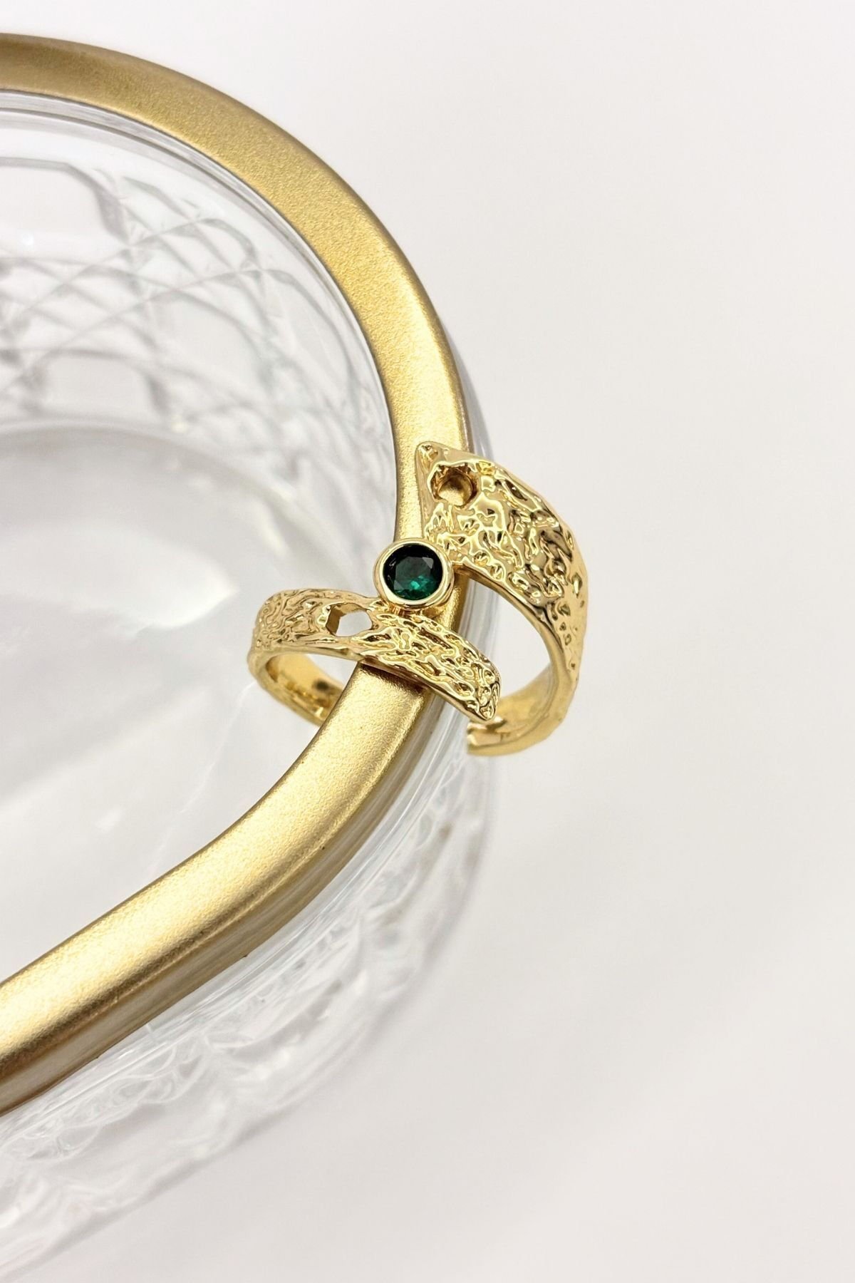 Heart of Myths No:1 Altın Kaplama Yüzük