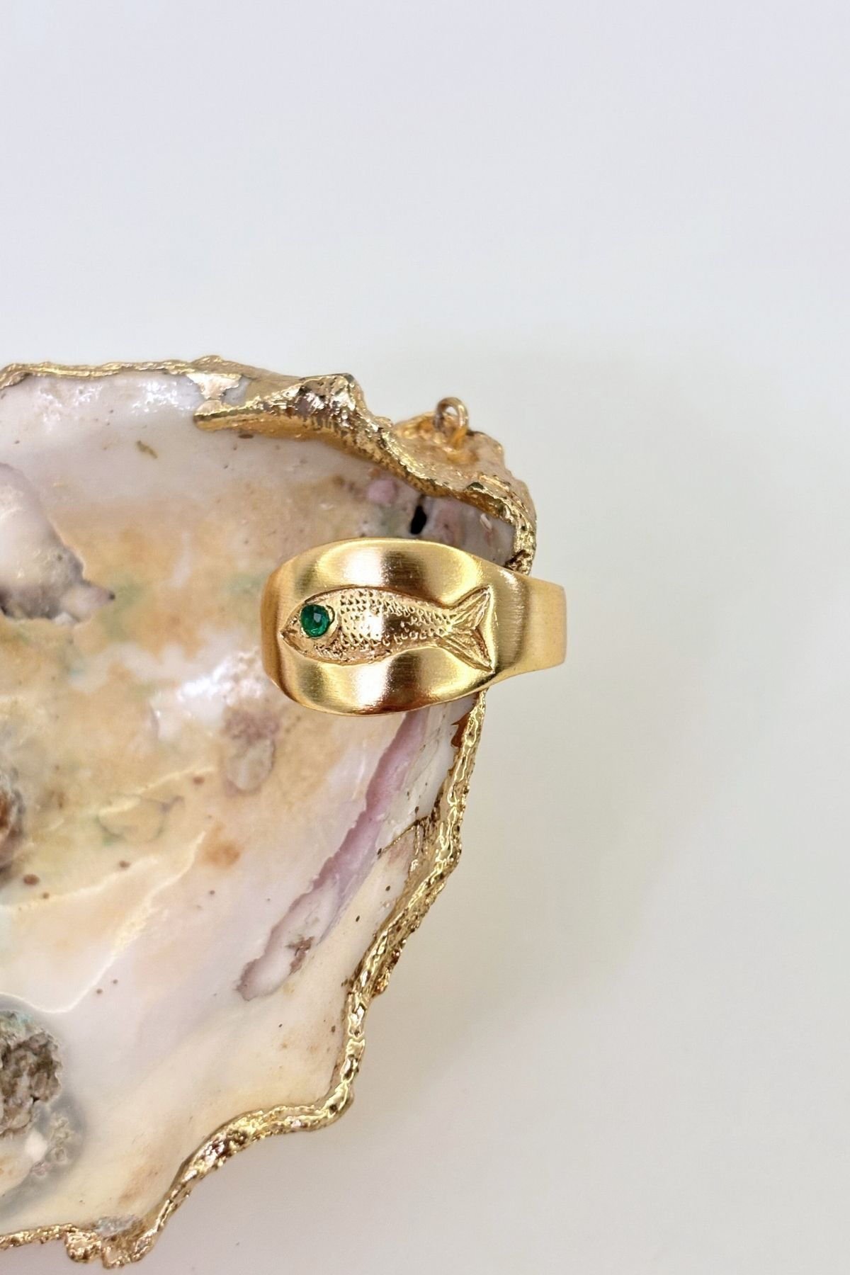 Eternal Shore No:1 Altın Kaplama Yüzük