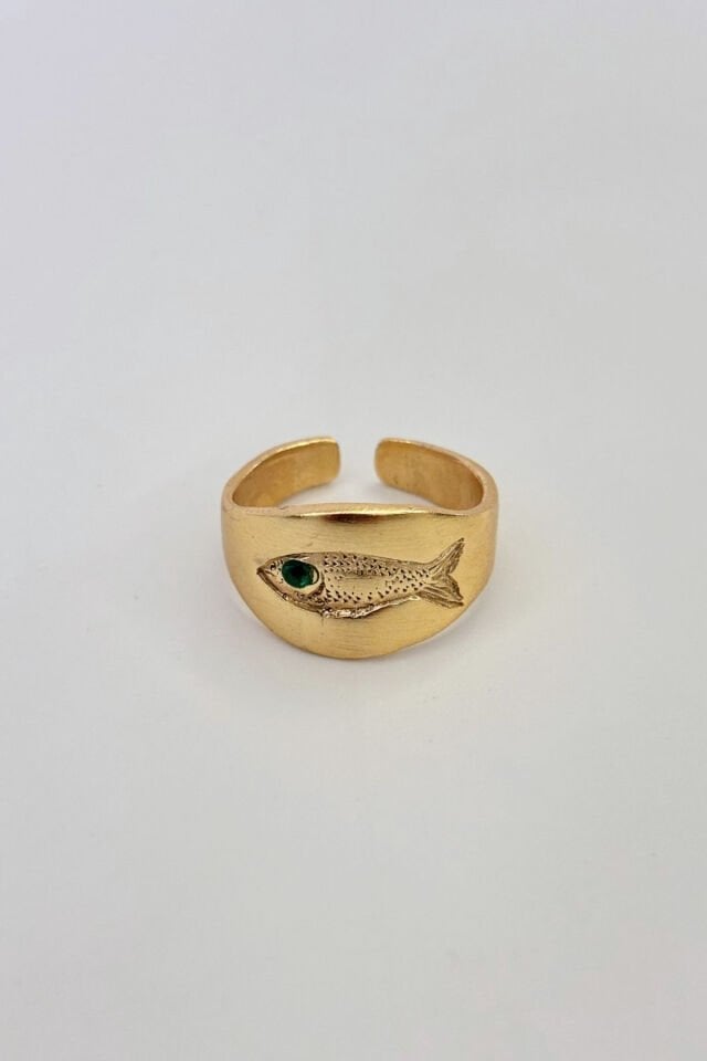 Eternal Shore No:1 Altın Kaplama Yüzük