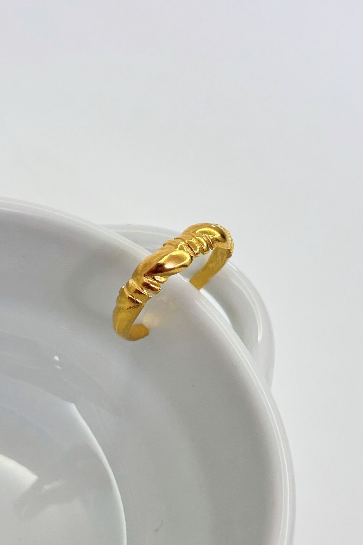 Golden Circle No:1 Altın Kaplama Yüzük