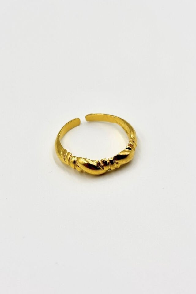 Golden Circle No:1 Altın Kaplama Yüzük