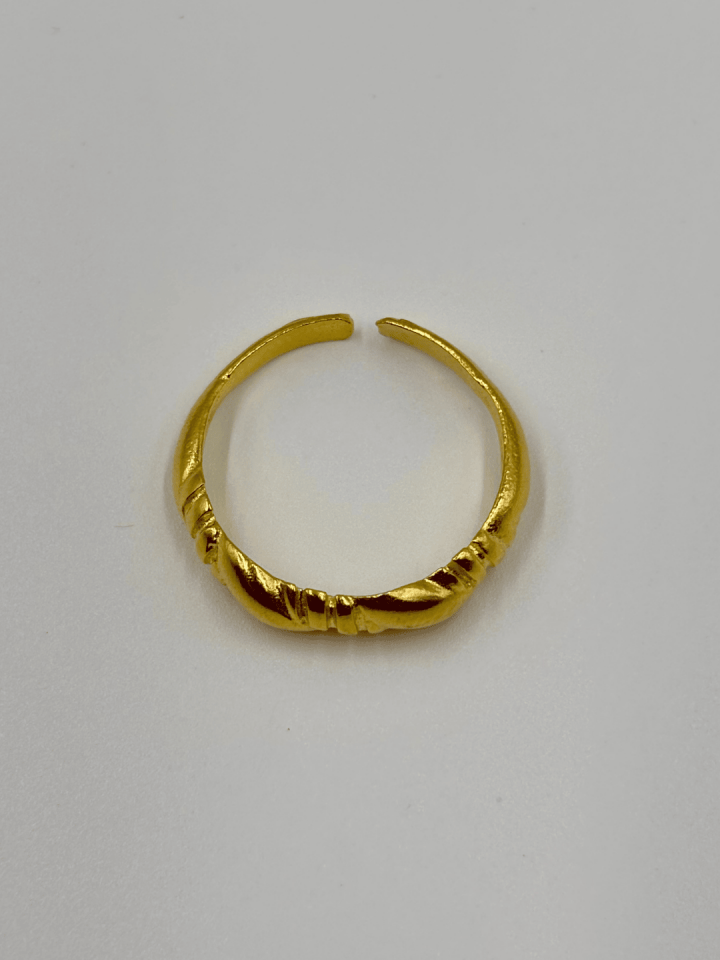 Golden Circle No:1 Altın Kaplama Yüzük