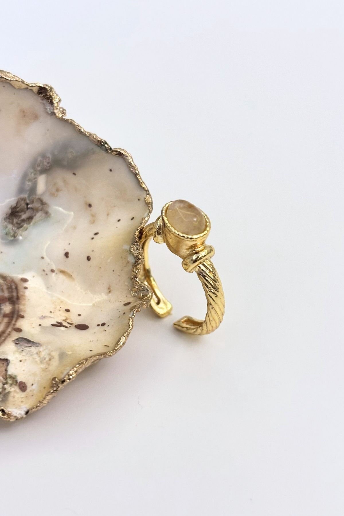 Golden Breath No:1 Altın Kaplama Yüzük