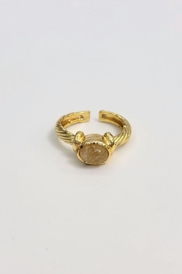 Golden Breath No:1 Altın Kaplama Yüzük