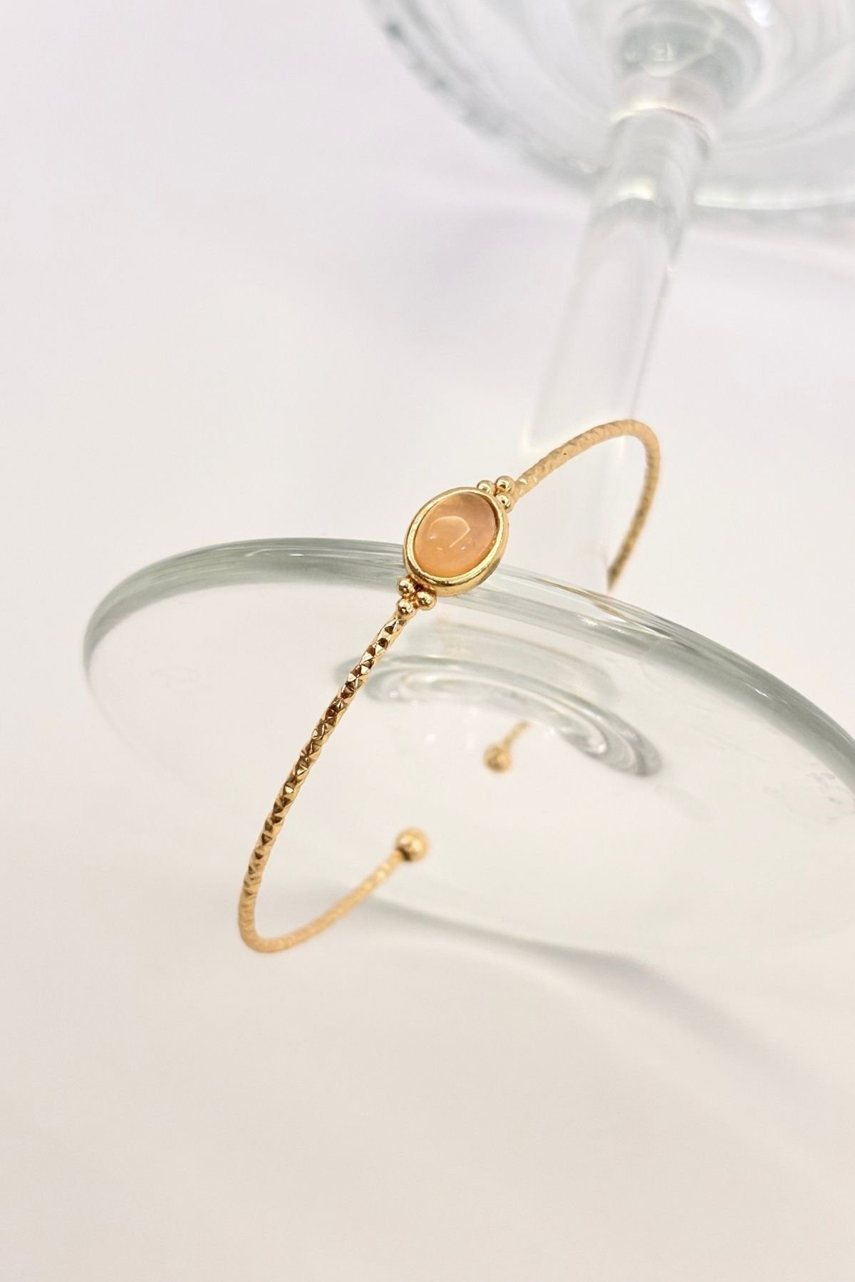 Elegant Goddesses No:1 Altın Kaplama Bileklik