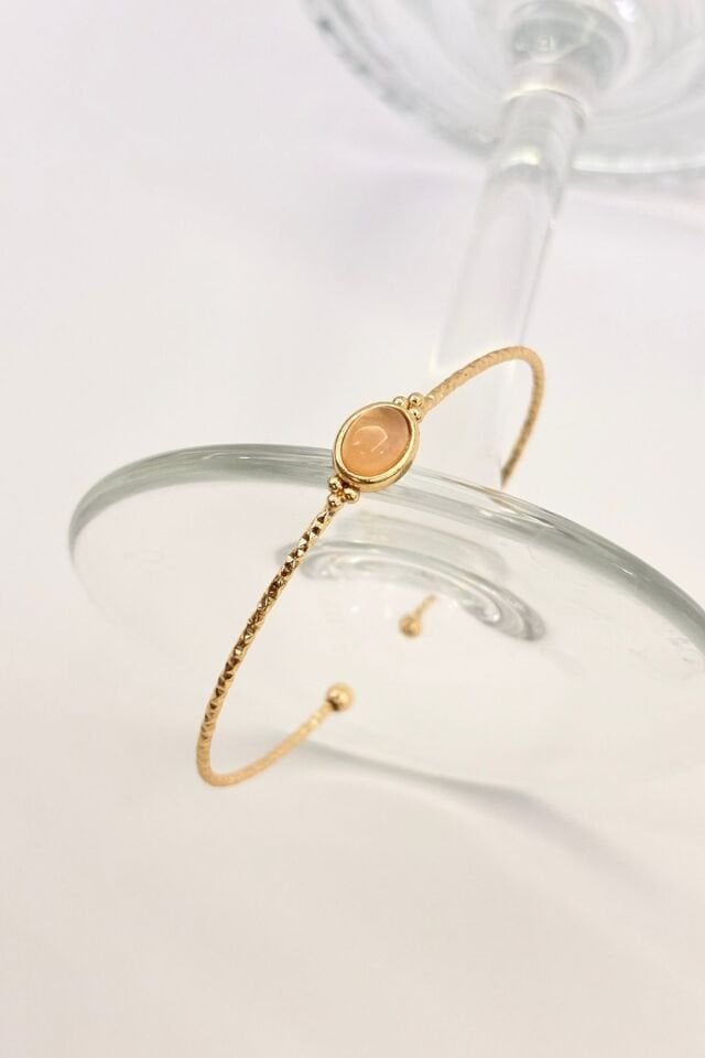 Elegant Goddesses No:1 Altın Kaplama Bileklik