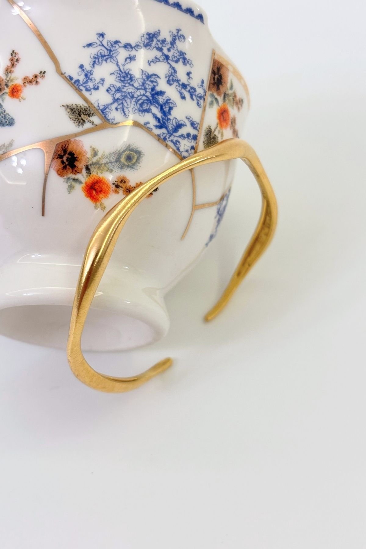 Deep Trace No:1 Altın Kaplama Bileklik