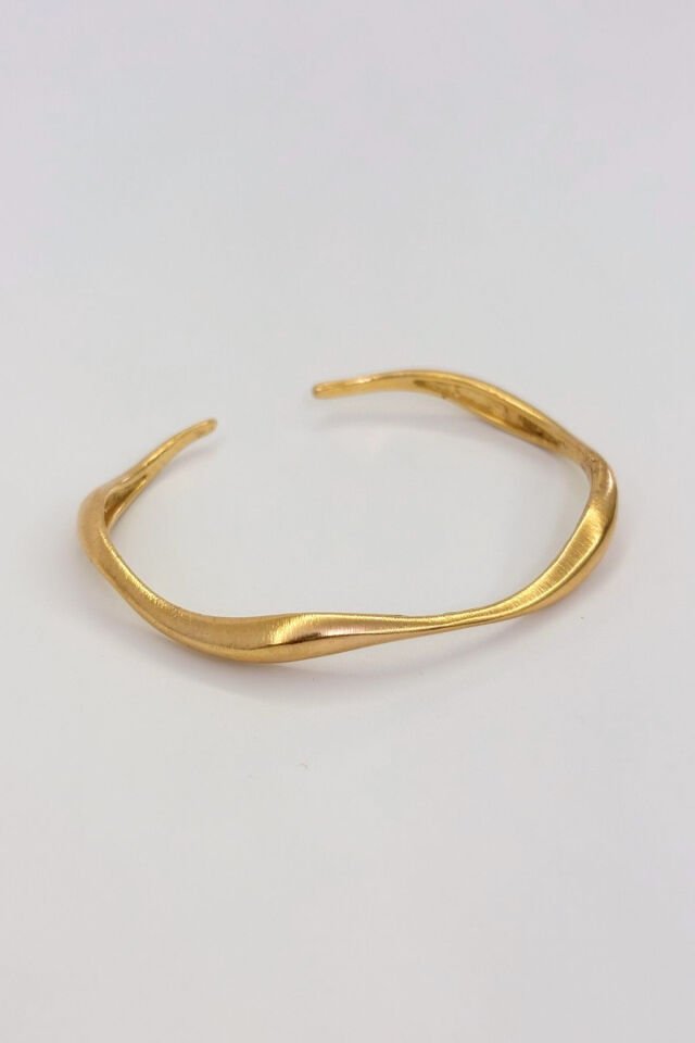 Deep Trace No:1 Altın Kaplama Bileklik