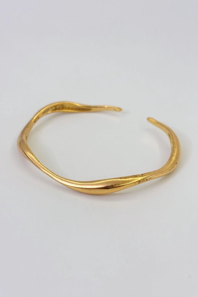 Deep Trace No:1 Altın Kaplama Bileklik