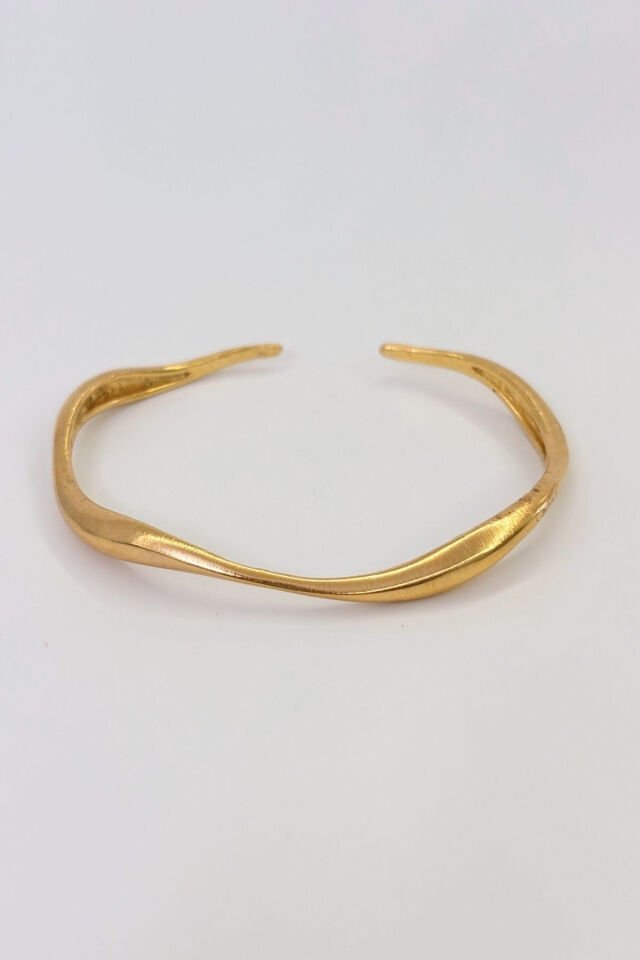 Deep Trace No:1 Altın Kaplama Bileklik