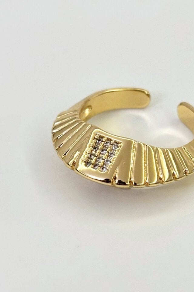 Solara No:2 Altın Kaplama Yüzük