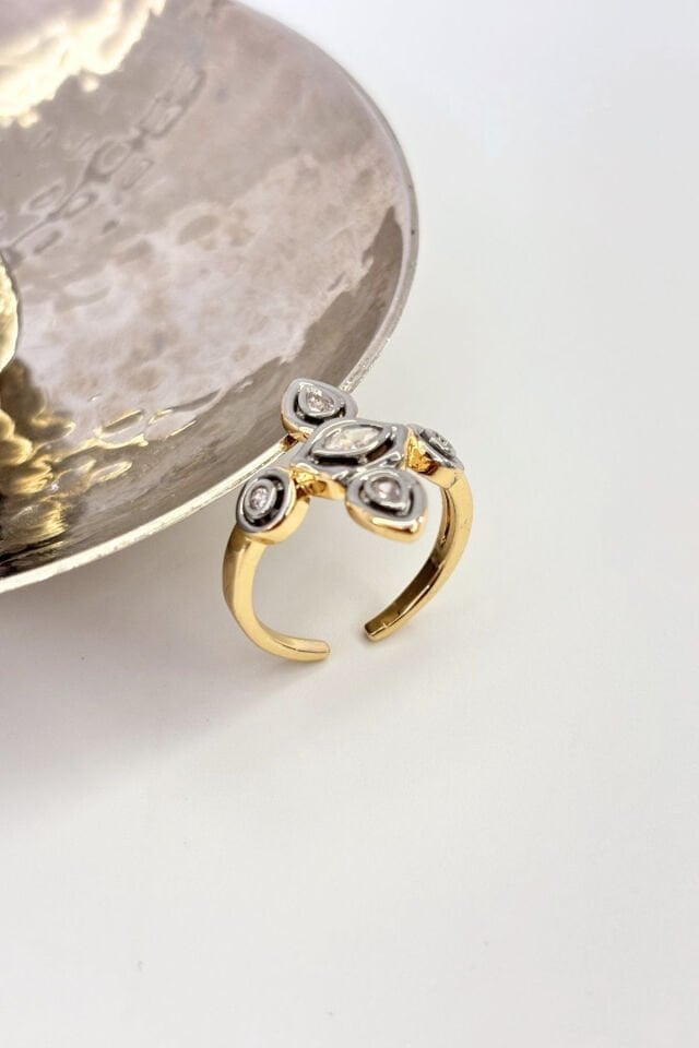 Alméa No:1 Altın Kaplama Yüzük