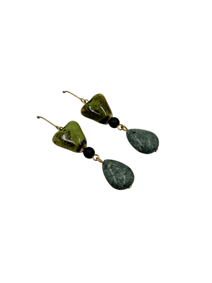 Noor No:2 Pirinç Küpe