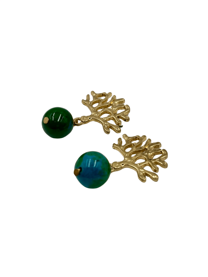 Verdant No:2 Pirinç Küpe