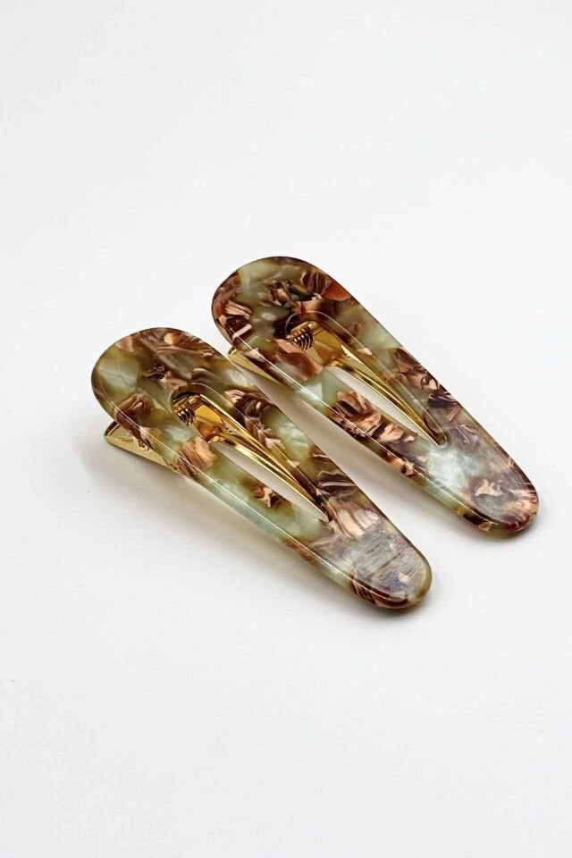 Kemik ve Metal Pens Toka No:7 Oval