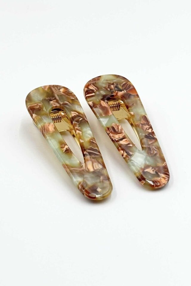 Kemik ve Metal Pens Toka No:7 Oval