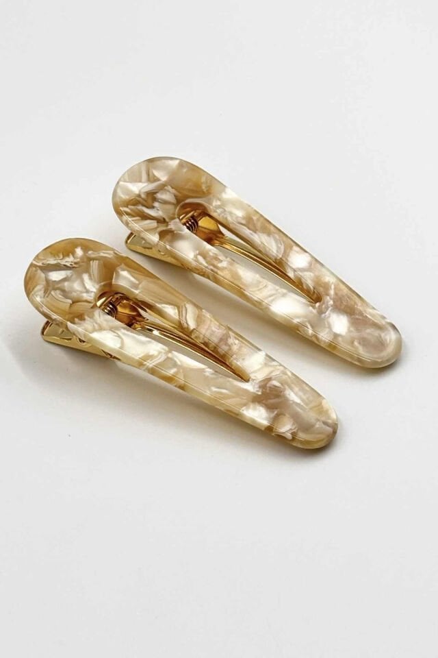 Kemik ve Metal Pens Toka No:8 Oval