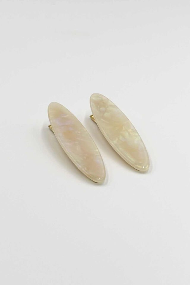 Kemik ve Metal Pens Toka No:1 Elips