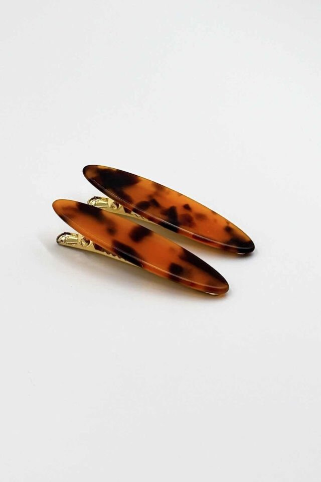 Kemik ve Metal Pens Toka No:3 Elips