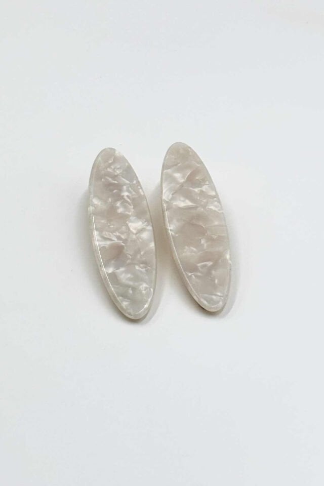 Kemik ve Metal Pens Toka No:8 Elips