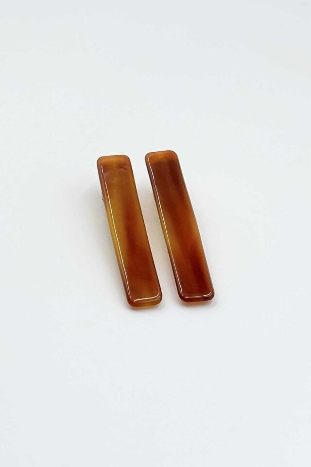 Kemik ve Metal Pens Toka No:3 Uzun