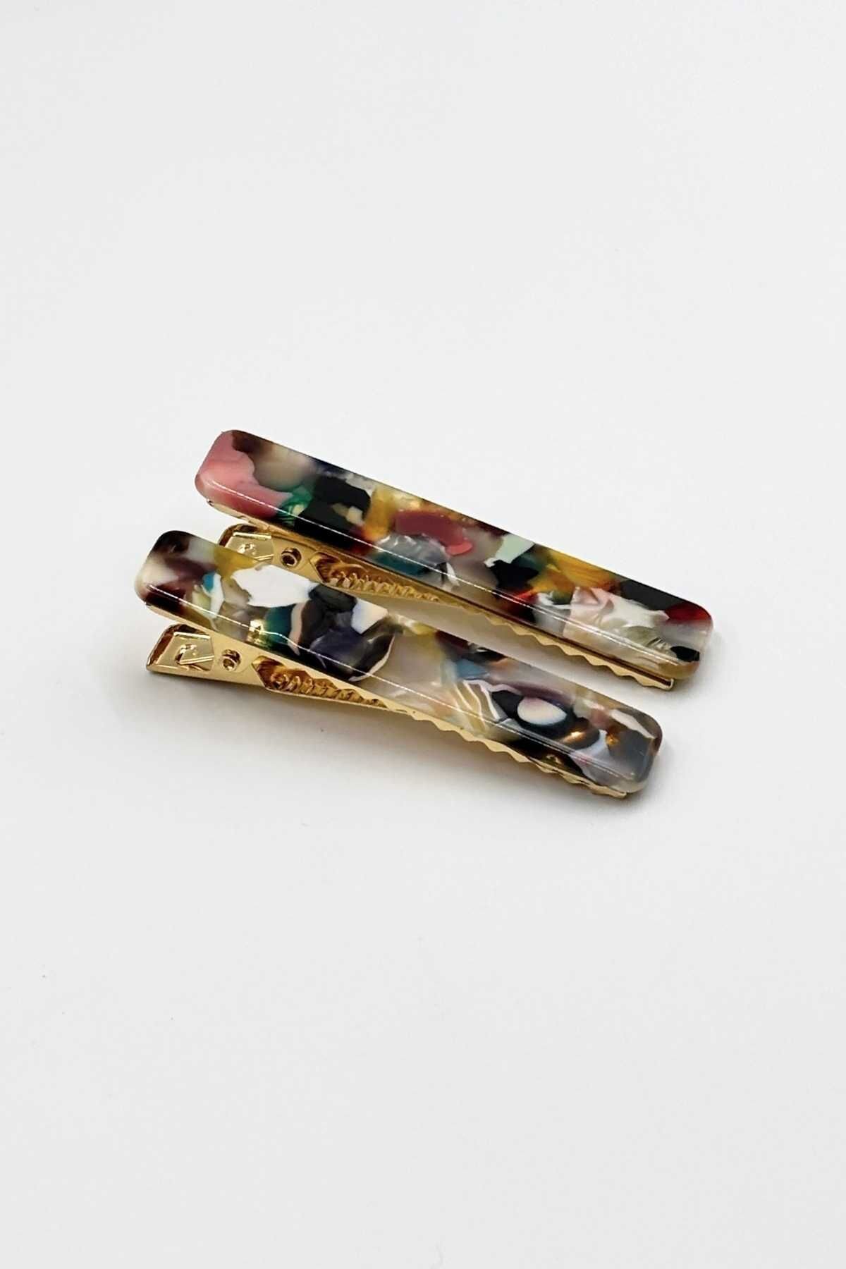 Kemik ve Metal Pens Toka No:4 Uzun