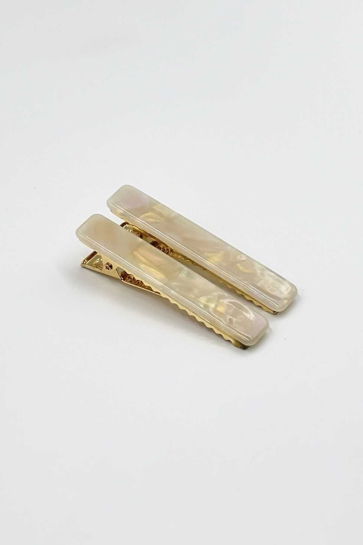 Kemik ve Metal Pens Toka No:9 Uzun