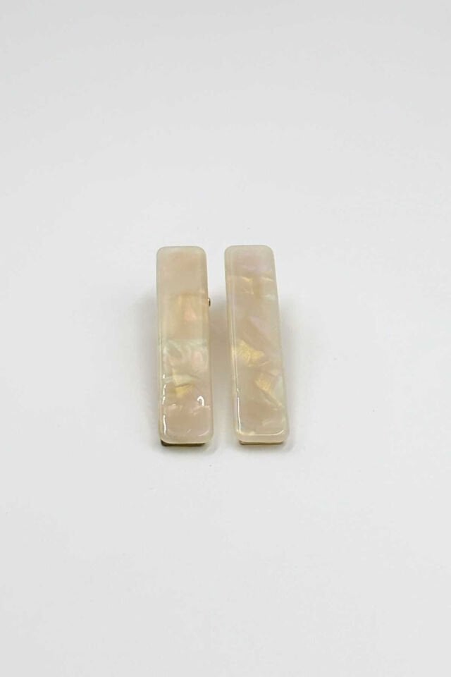 Kemik ve Metal Pens Toka No:9 Uzun