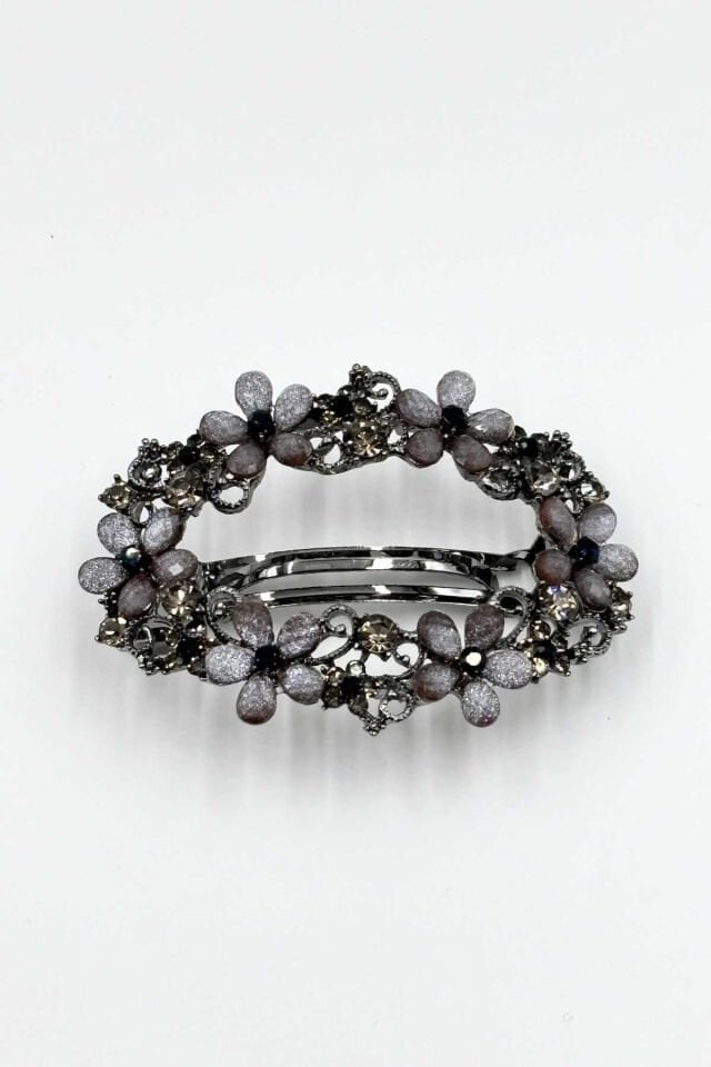 Çiçekli Otomatik Toka No:1