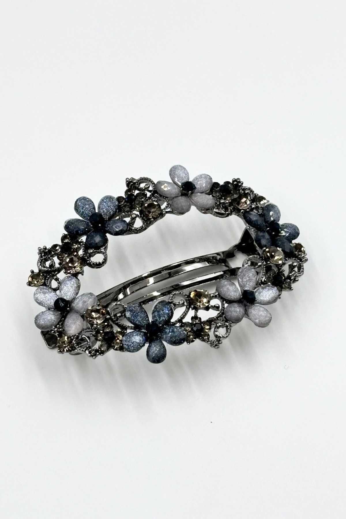 Çiçekli Otomatik Toka No:2