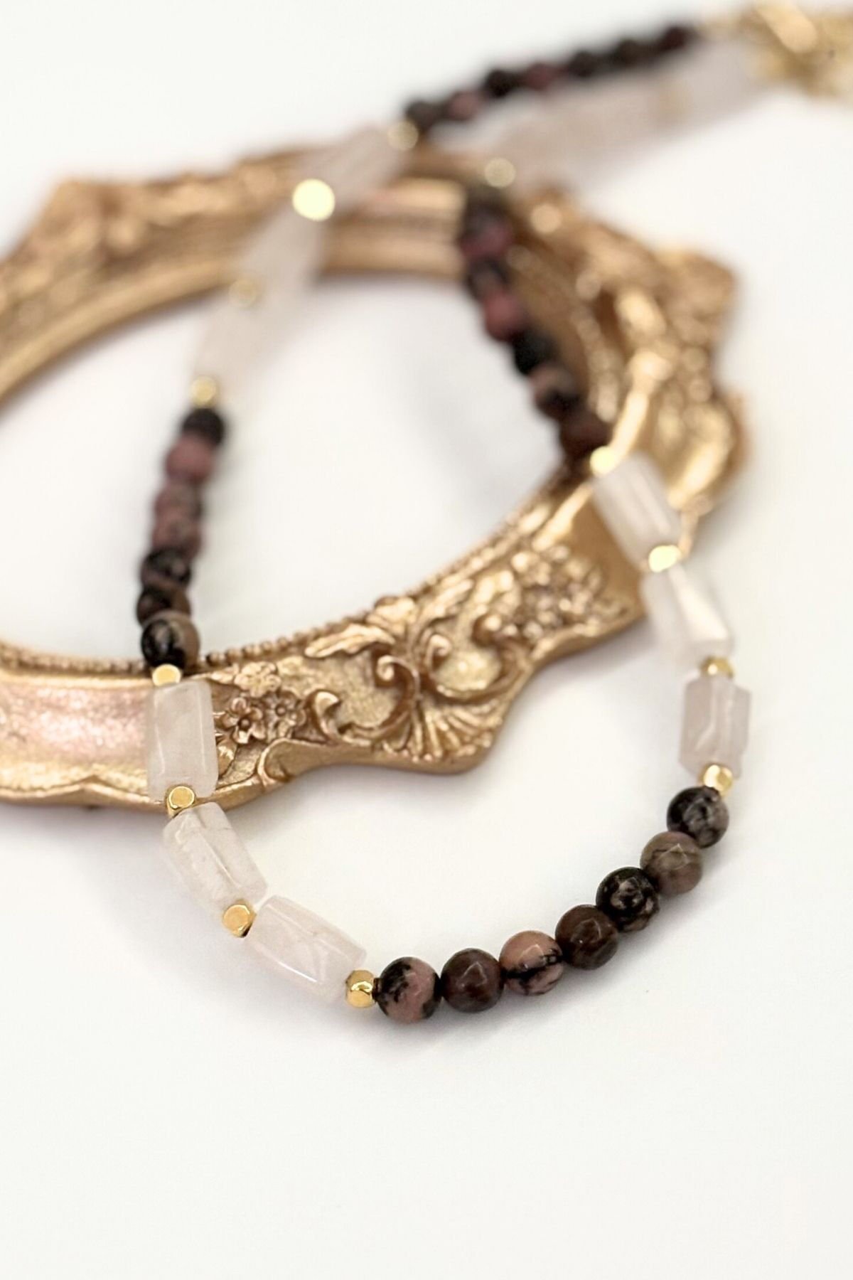 Rose Vein No:1 Altın Kaplama Kolye