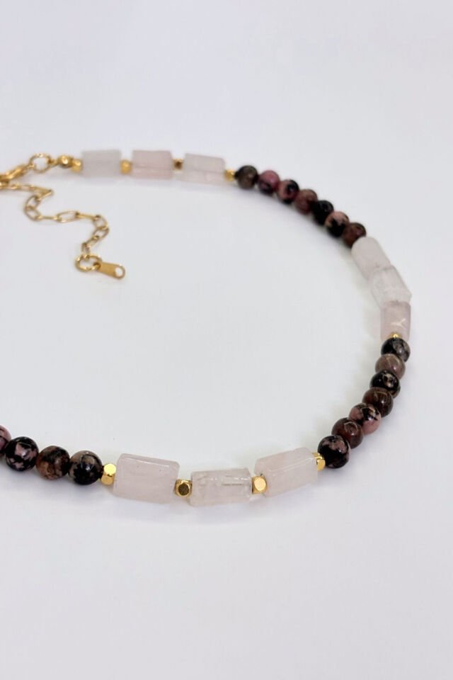 Rose Vein No:1 Altın Kaplama Kolye