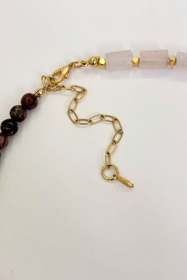 Rose Vein No:1 Altın Kaplama Kolye