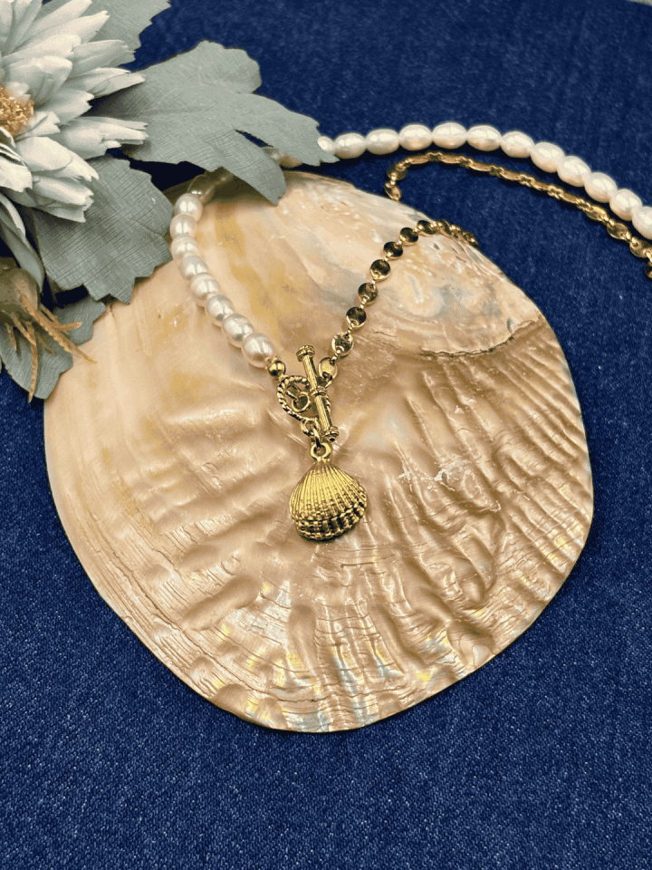 Whisper Pearl No:1 Altın Kaplama Kolye
