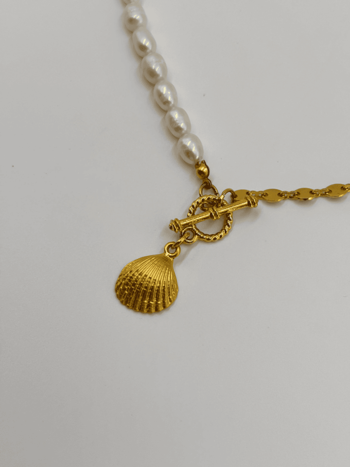 Whisper Pearl No:1 Altın Kaplama Kolye