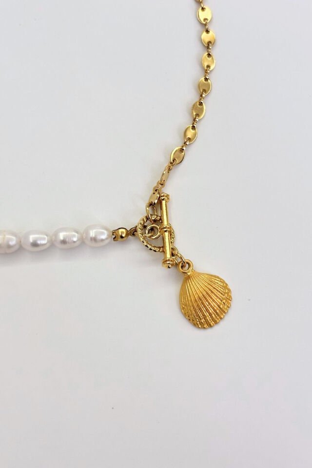 Whisper Pearl No:1 Altın Kaplama Kolye