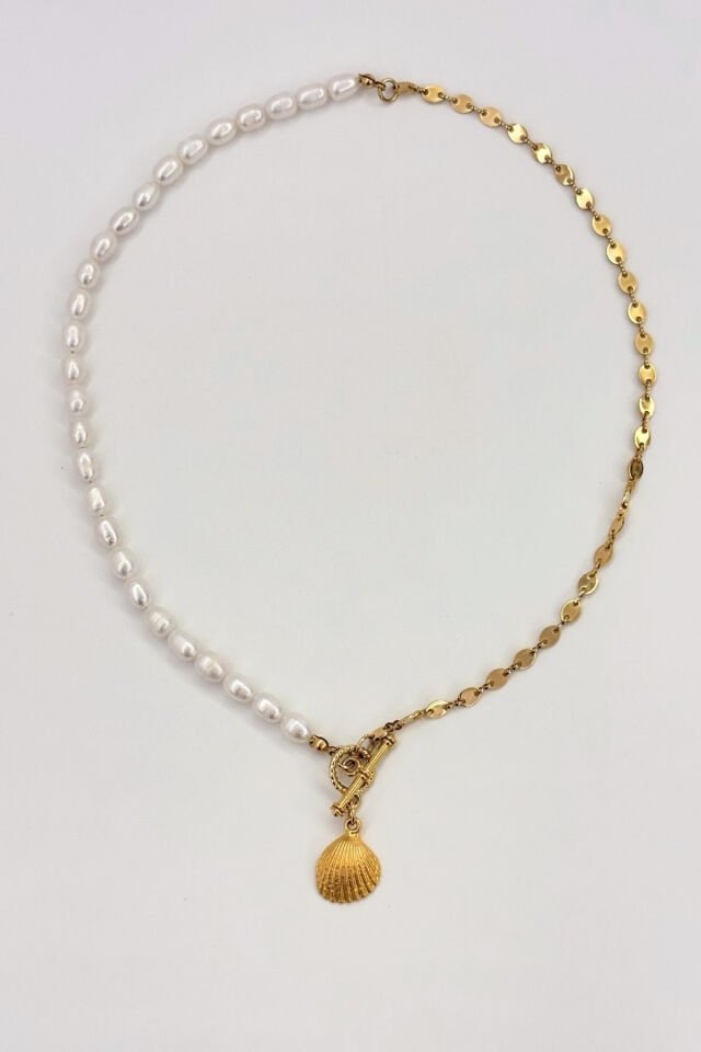 Whisper Pearl No:1 Altın Kaplama Kolye