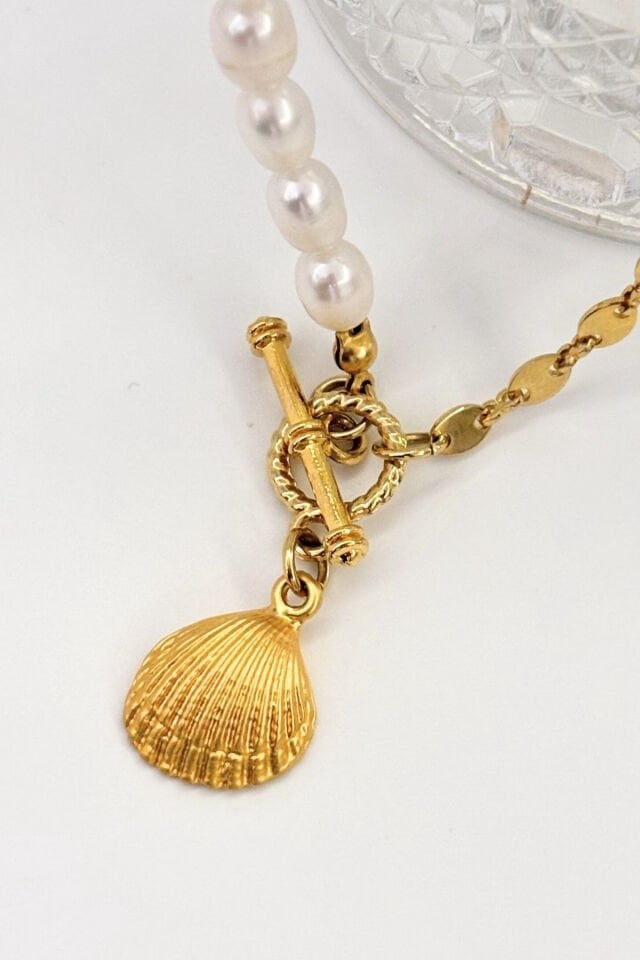 Whisper Pearl No:1 Altın Kaplama Kolye