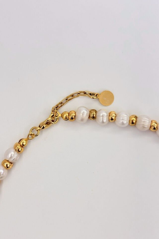 Moon Shell No:1 Altın Kaplama Kolye