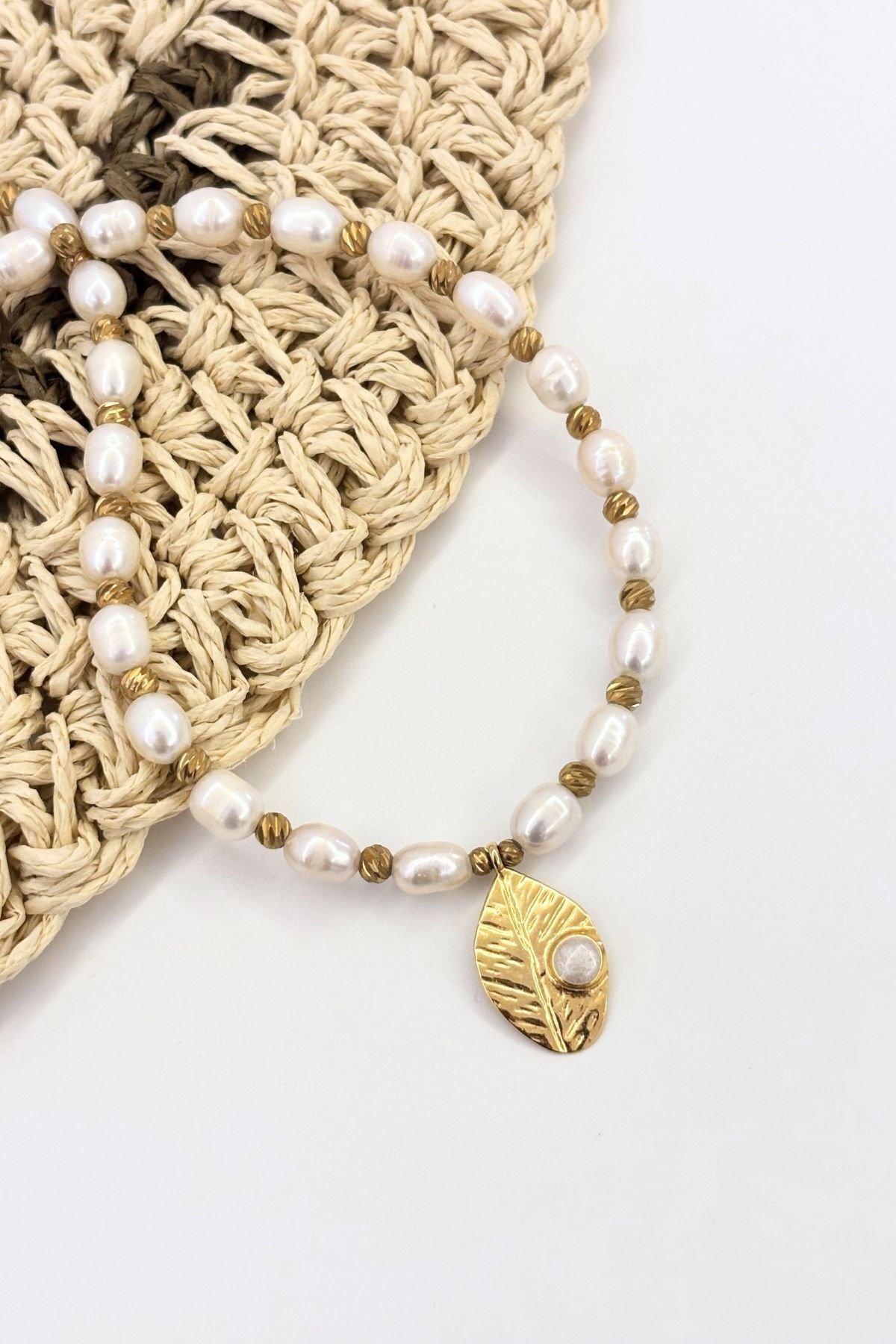 Luna Vein No:1 Altın Kaplama Kolye