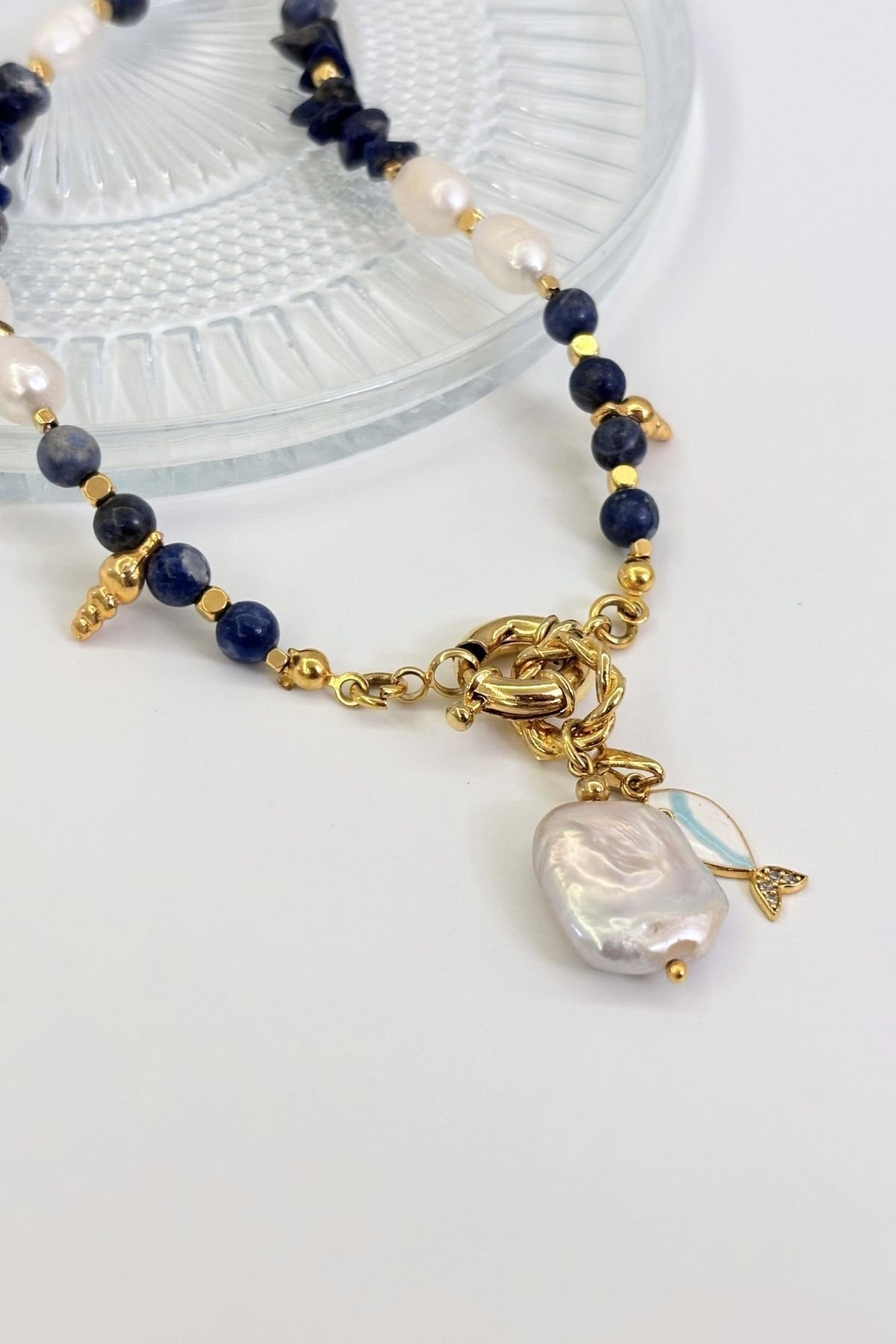 Ocean Haze No:1 Altın Kaplama Kolye