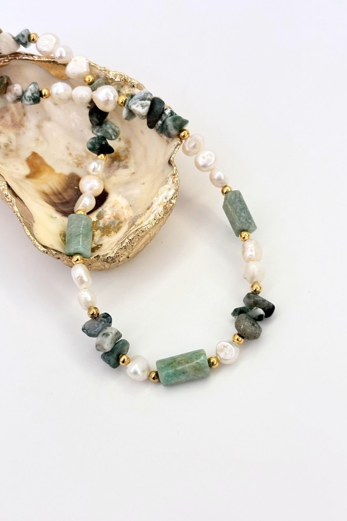 Whispered Calm No:1 Altın Kaplama Kolye