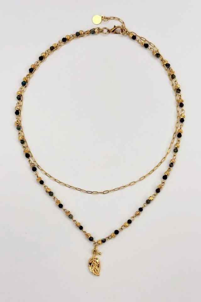 Verdant Still No:1 Altın Kaplama Kolye