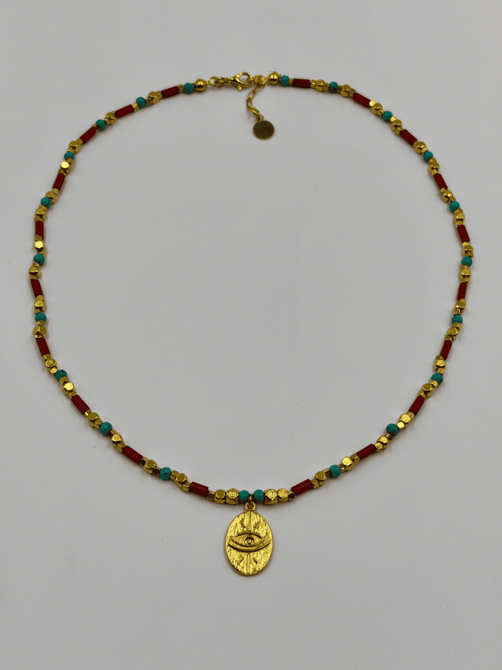 Mirage Stone No:1 Altın Kaplama Kolye