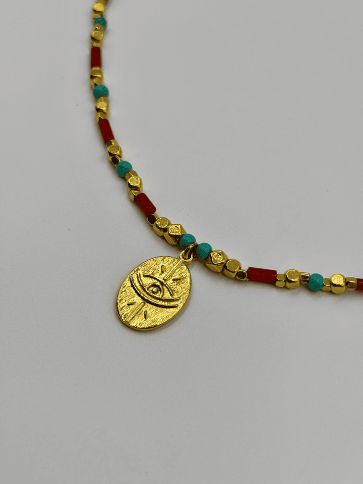 Mirage Stone No:1 Altın Kaplama Kolye